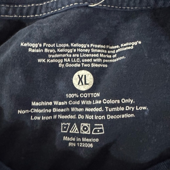 Goodie Two Sleeves - Kellogg's Mascots Breakfast Club T-Shirt Size XL - Picture 2 of 4